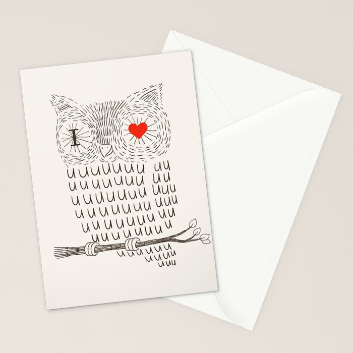 I Love Uuuuuuuu Stationery Card Gallery Image 2