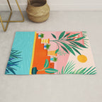 Costa Rica Poolside Landscape Rug Gallery Image 1