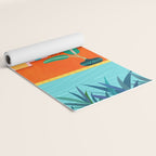 Costa Rica Poolside Landscape Yoga Mat Gallery Image 2