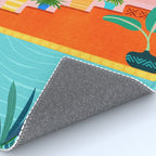 Costa Rica Poolside Landscape Rug Gallery Image 4