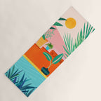 Costa Rica Poolside Landscape Yoga Mat Gallery Image 1