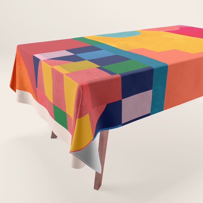 Geometric Shapes 149 Tablecloth Gallery Image 1