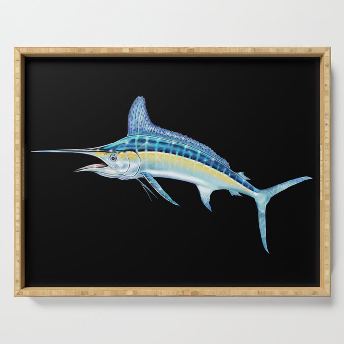 White Marlin Serving Tray Gallery Image 1