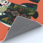 panda orange Rug Gallery Image 4