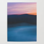 sunset over the mountain - colorful modern abstract photography Poster Gallery Image 4