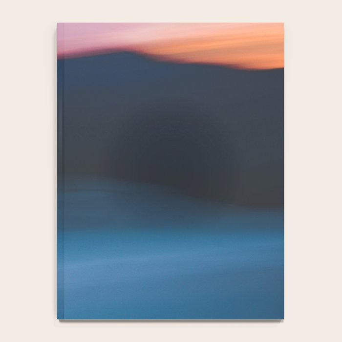 sunset over the mountain - colorful modern abstract photography Notebook Gallery Image 4