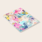 Colorful Abstract Design Rainbow Bold Bright Flowers Notebook Gallery Image 3