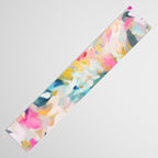 Colorful Abstract Design Rainbow Bold Bright Flowers Table Runner Gallery Image 3
