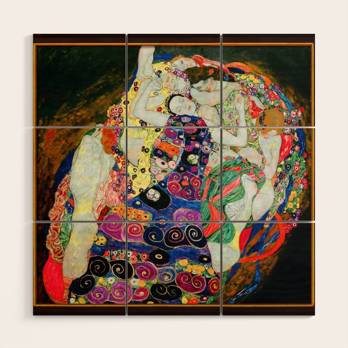 Art Nouveau Ladies - Gustav Klimt Wood Wall Art Gallery Image 1