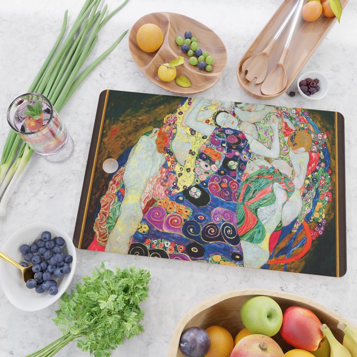 Art Nouveau Ladies - Gustav Klimt Cutting Board Gallery Image 2