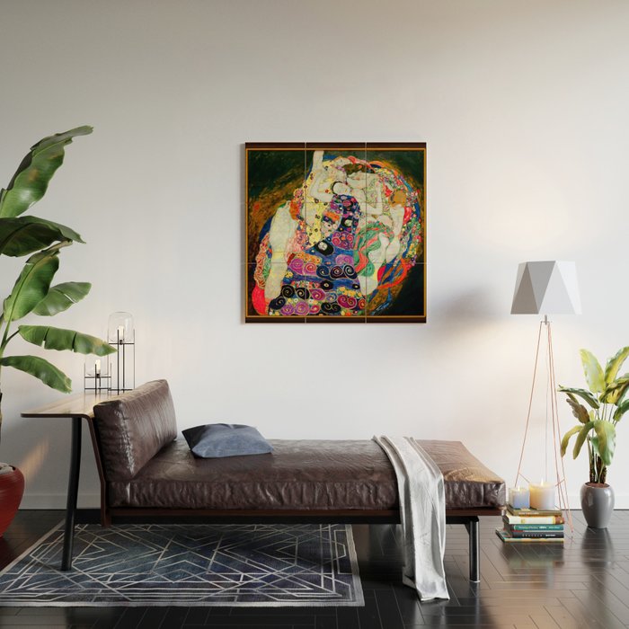Art Nouveau Ladies - Gustav Klimt Wood Wall Art Gallery Image 2
