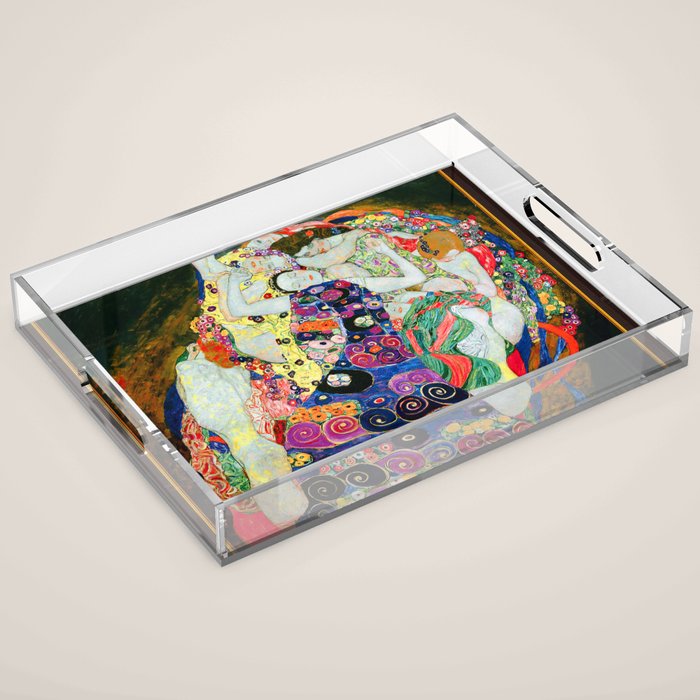 Art Nouveau Ladies - Gustav Klimt Acrylic Tray Gallery Image 1