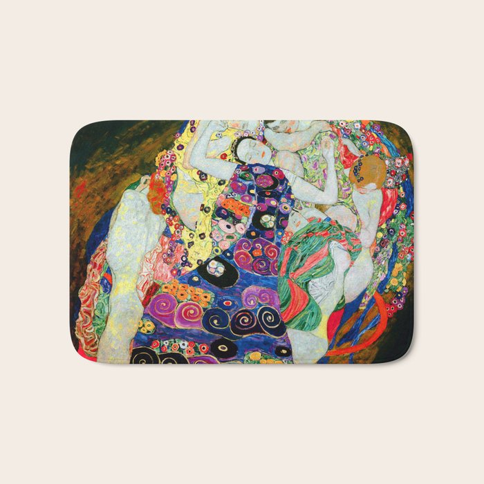 Art Nouveau Ladies - Gustav Klimt Bath Mat Gallery Image 1