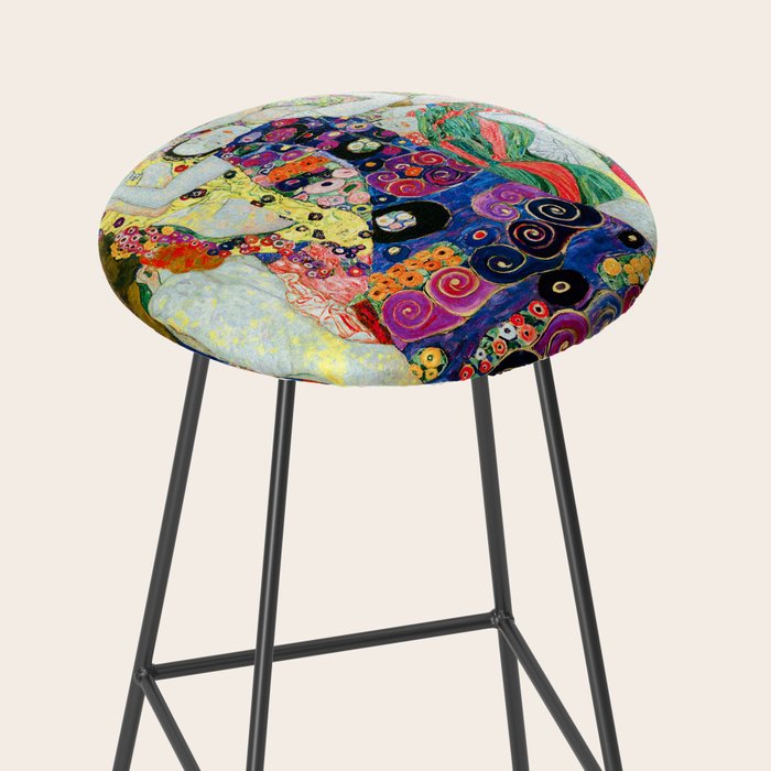 Art Nouveau Ladies - Gustav Klimt Stool Gallery Image 2