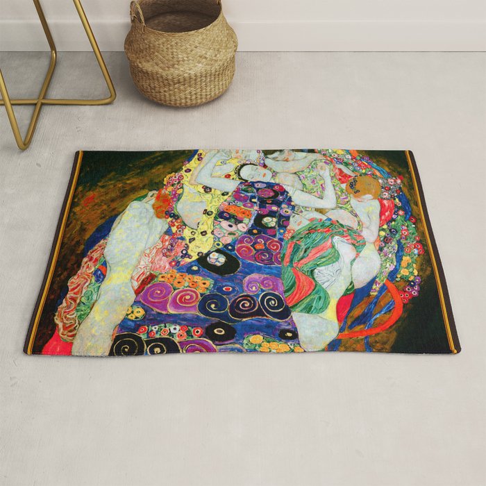 Art Nouveau Ladies - Gustav Klimt Rug Gallery Image 1