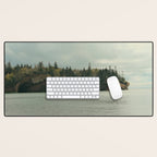 sea caves no. 14 - ocean seascape bay of fundy Desk Mat Gallery Image 1