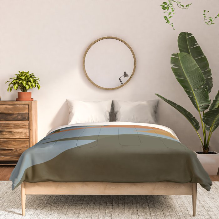 Cat Landscape 20 Comforter Gallery Image 3