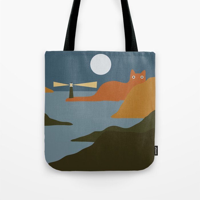 Cat Landscape 20 Tote Bag Gallery Image 1