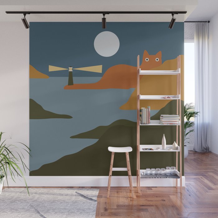 Cat Landscape 20 Wall Mural Gallery Image 1