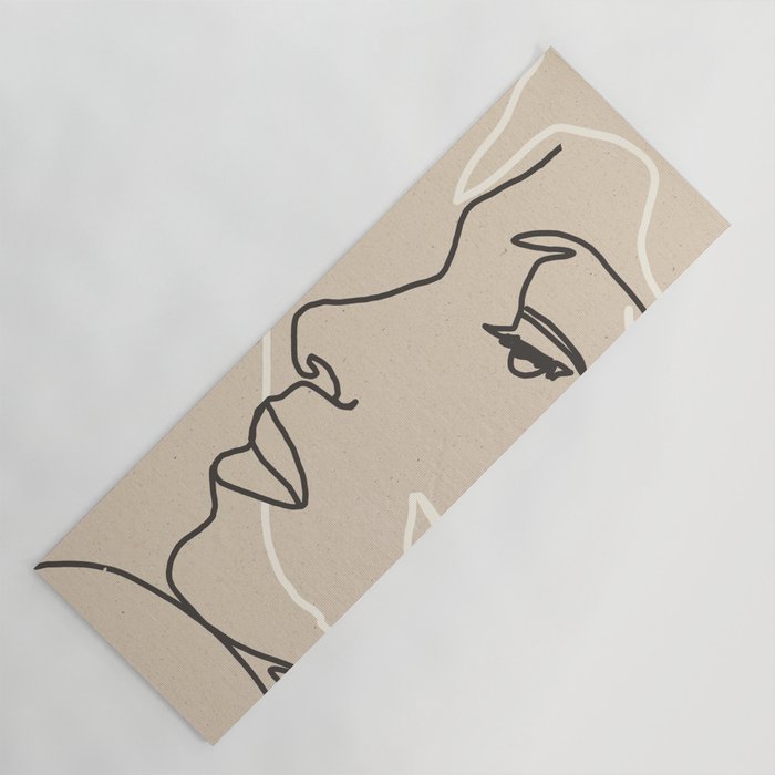 Abstract Face 16 Yoga Mat Gallery Image 1