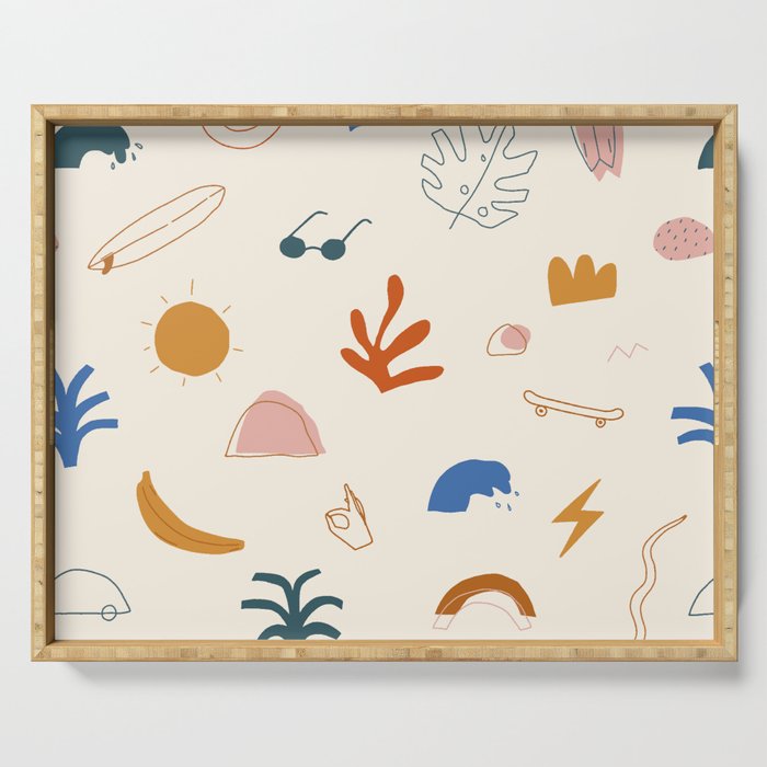 Good vibes Serving Tray Gallery Image 1