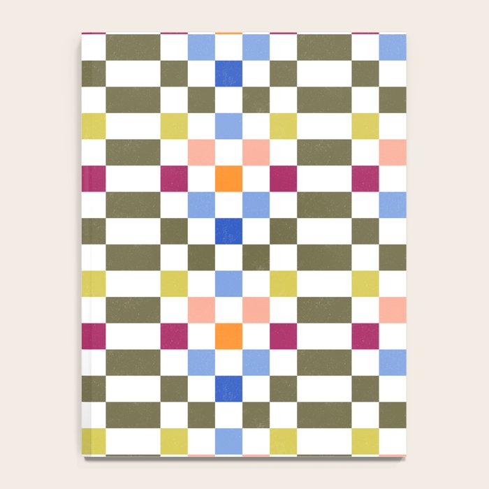 Colorful Mod Checkerboard Notebook Gallery Image 4