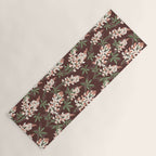 Bluebonnet Floral Brown Peach Multi Yoga Mat Gallery Image 1