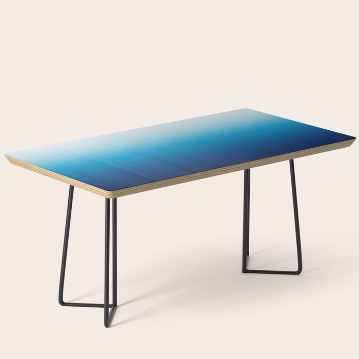 Sky and Ocean Blue Ombre Coffee Table Gallery Image 1