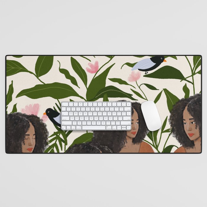 Aanu the plant lady  Desk Mat Gallery Image 1