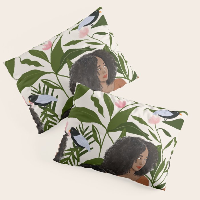 Aanu the plant lady  Pillow Sham Gallery Image 3