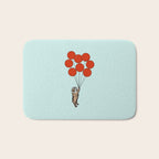 I Believe I Can Fly English Bulldog Bath Mat Gallery Image 1