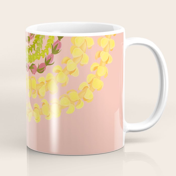 Lei Drape Puakenikeni Pakalana Lokelani Coffee Mug Gallery Image 1