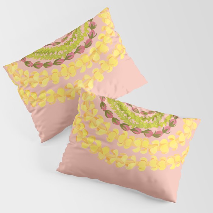 Lei Drape Puakenikeni Pakalana Lokelani Pillow Sham Gallery Image 3