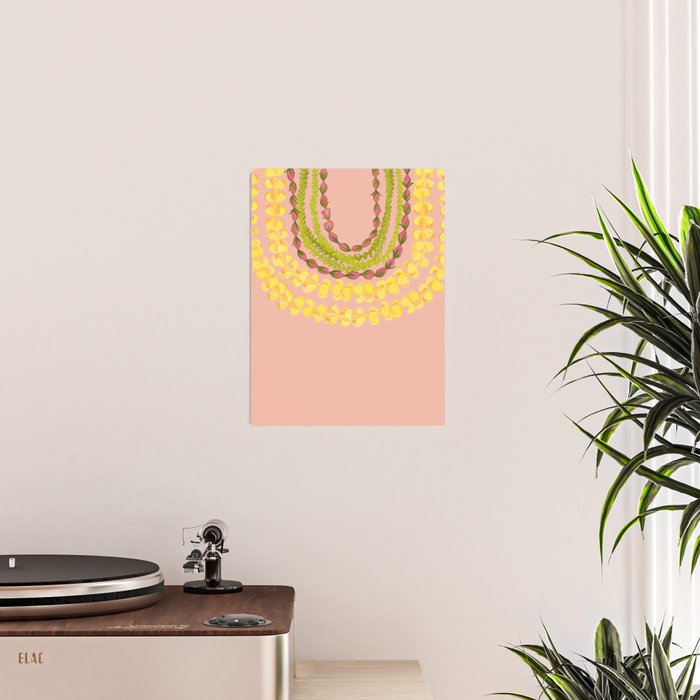 Lei Drape Puakenikeni Pakalana Lokelani Poster Gallery Image 2