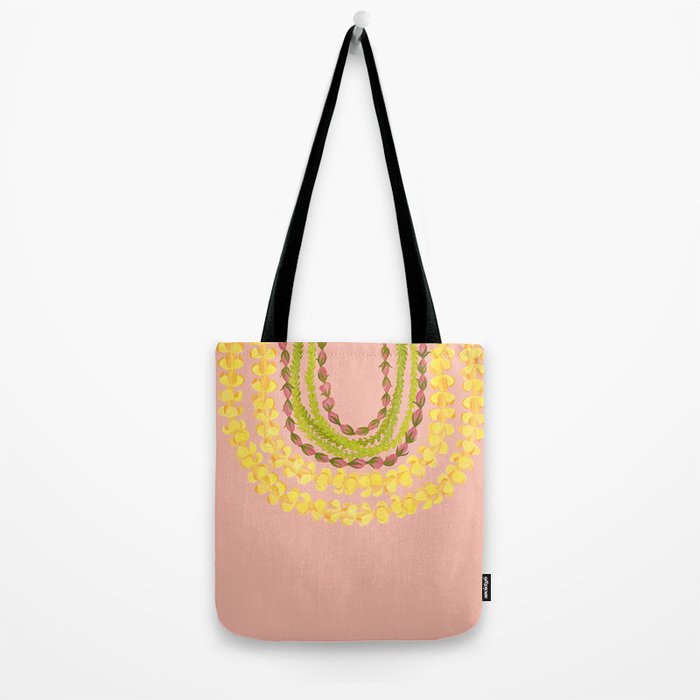 Lei Drape Puakenikeni Pakalana Lokelani Tote Bag Gallery Image 2