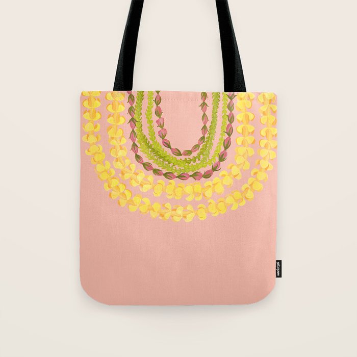 Lei Drape Puakenikeni Pakalana Lokelani Tote Bag Gallery Image 1