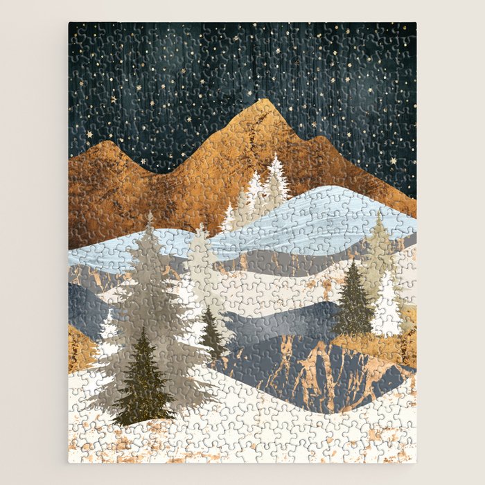 Winter Stars Jigsaw Puzzle Gallery Image 1