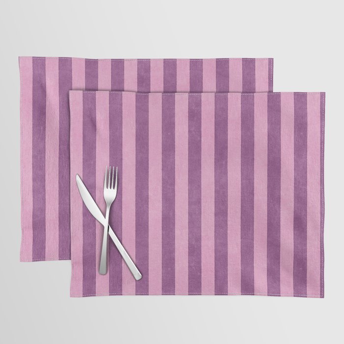 STRIPES - 004 - purple Placemat Gallery Image 1
