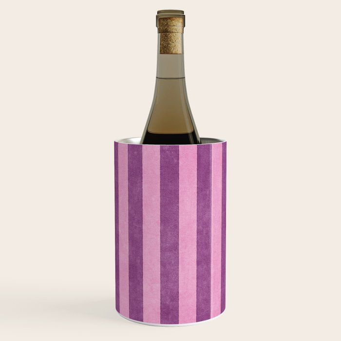 STRIPES - 004 - purple Wine Chiller Gallery Image 1