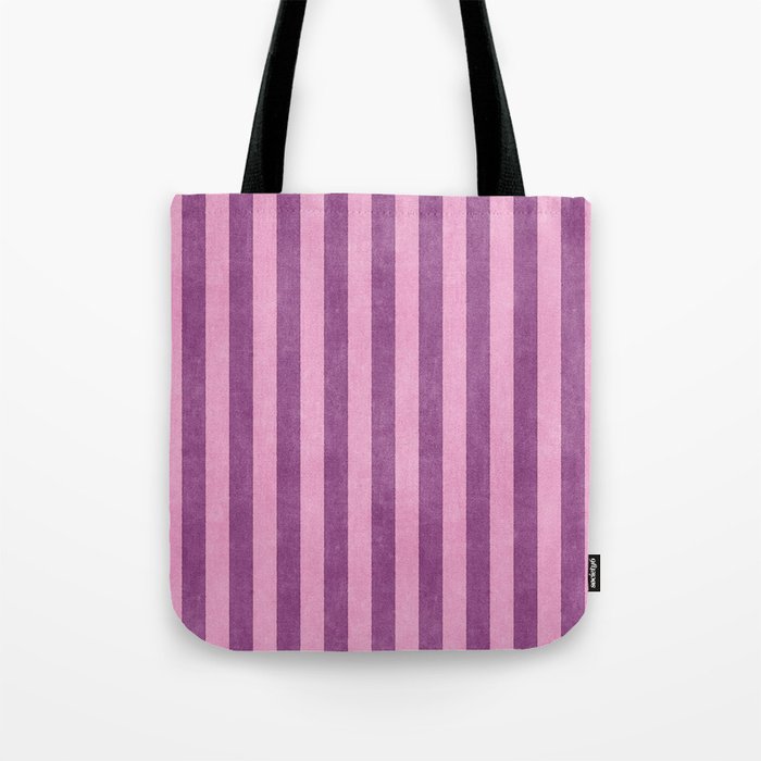 STRIPES - 004 - purple Tote Bag Gallery Image 1