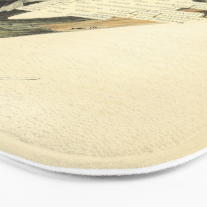 Bird Divinations: Maria's Woodpecker (about: almanacofbirds.org) Bath Mat Gallery Image 3