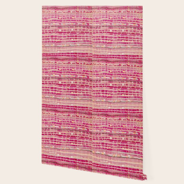 Moroccan Kilim Colorful Vintage Geometric Print Wallpaper Gallery Image 2
