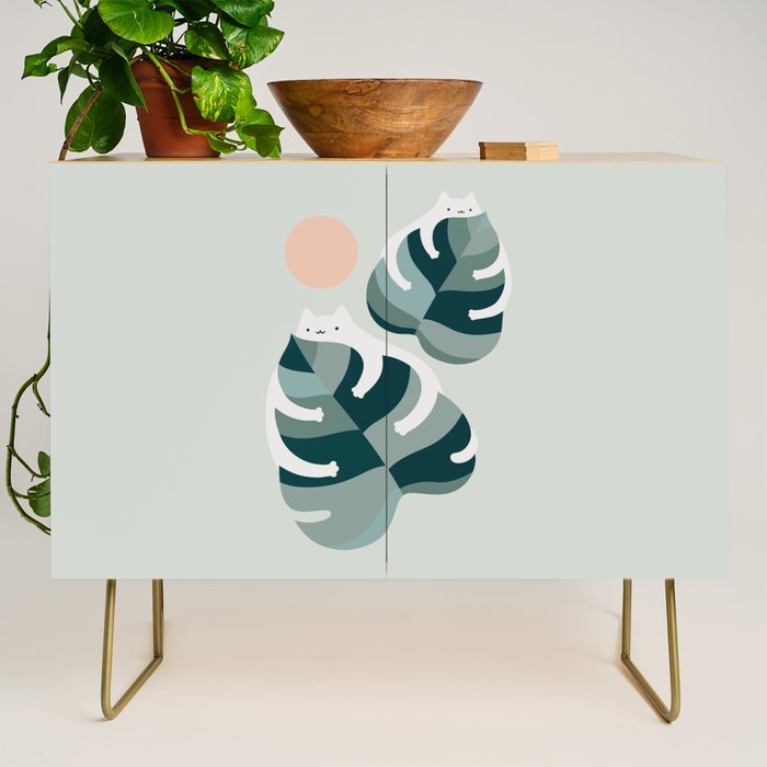 Cat and Plant 38 Credenza Gallery Image 1