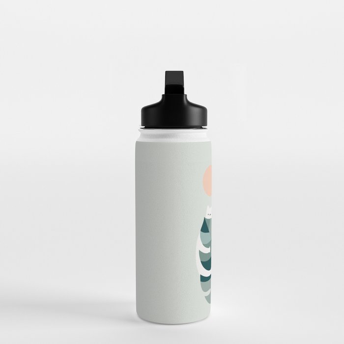 Cat and Plant 38 Water Bottle Gallery Image 3