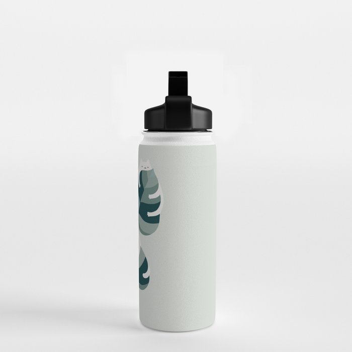 Cat and Plant 38 Water Bottle Gallery Image 2