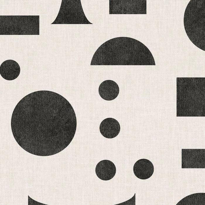 Playful Bauhaus geometric black shapes Coffee Mug Gallery Image 2