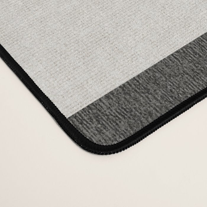 Playful Bauhaus geometric black shapes Desk Mat Gallery Image 4