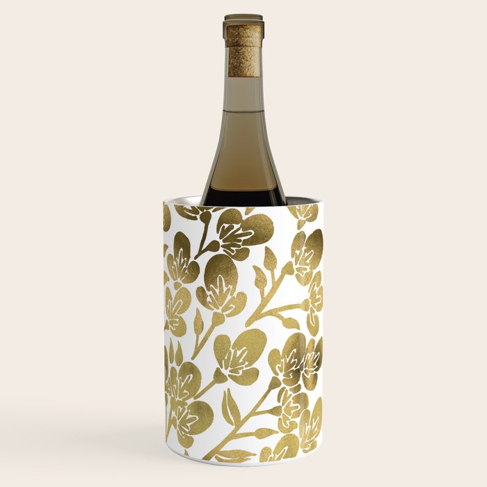 Cherry Blossoms - Gold Palette Wine Chiller Gallery Image 3