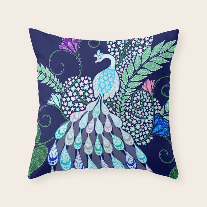 Moonlark Garden Throw Pillow Gallery Image 6