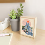 Blue Castle Mini Art Print Gallery Image 2
